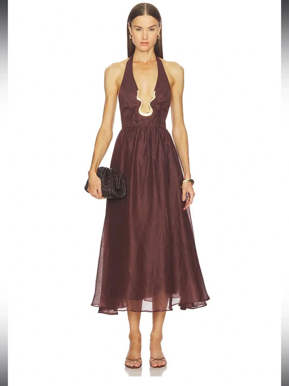 Bardot Halter Dress